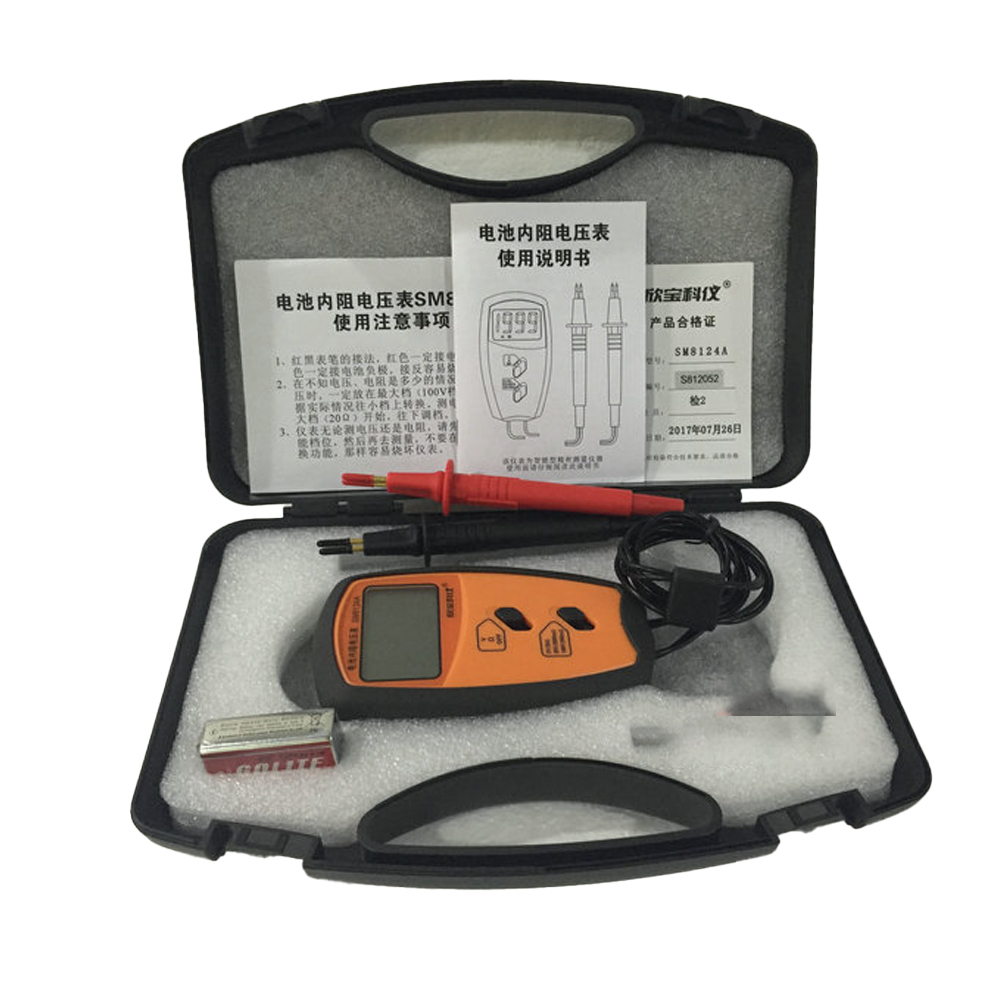 Battery Internal Resistance Tester Four Wire - Penguji Resistansi Internal Baterai Portabel Empat-Kabel