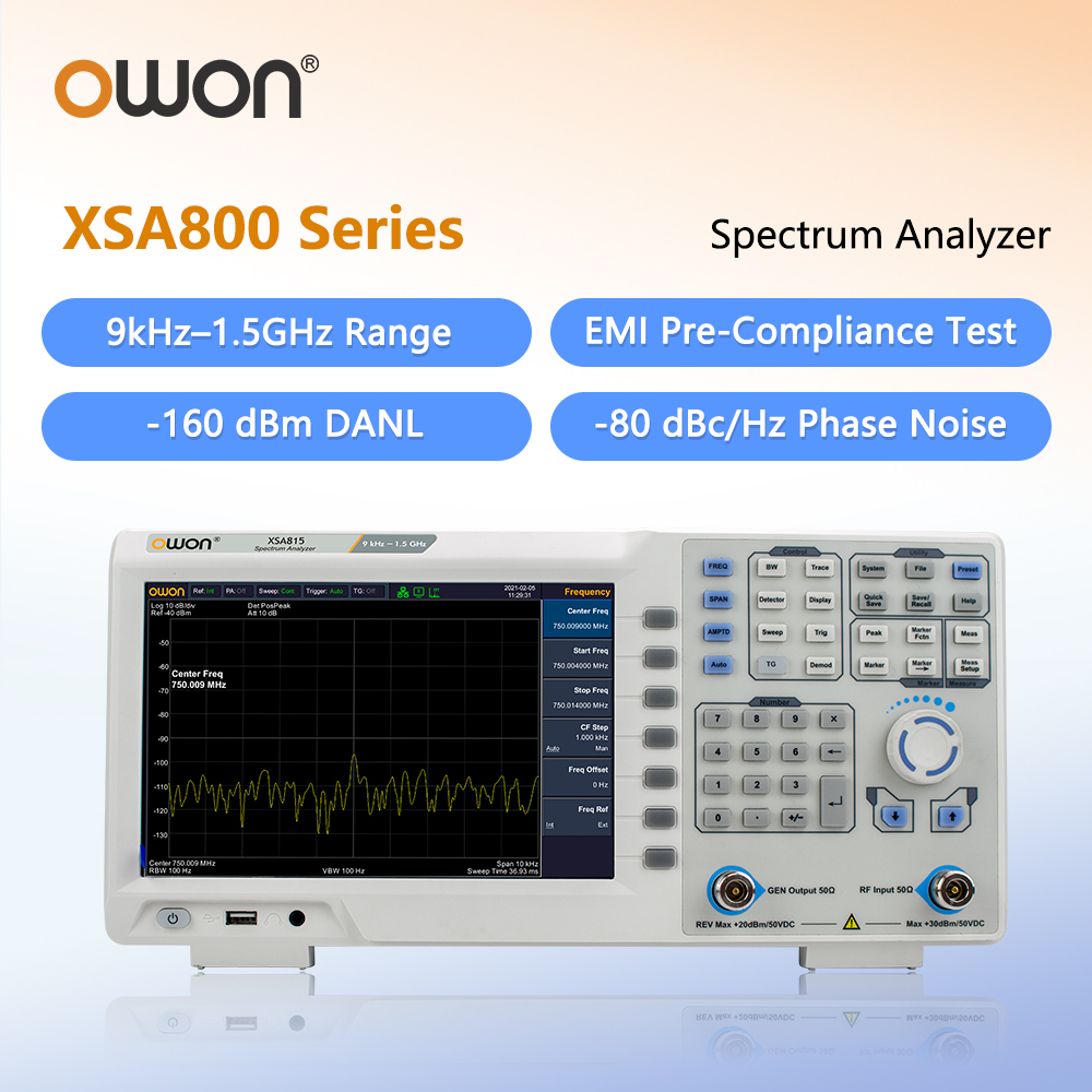 Spectrum Analyzer Tracking Generator 1.5Ghz - OWON Spectrum Analyzer Dengan Tracking Generator