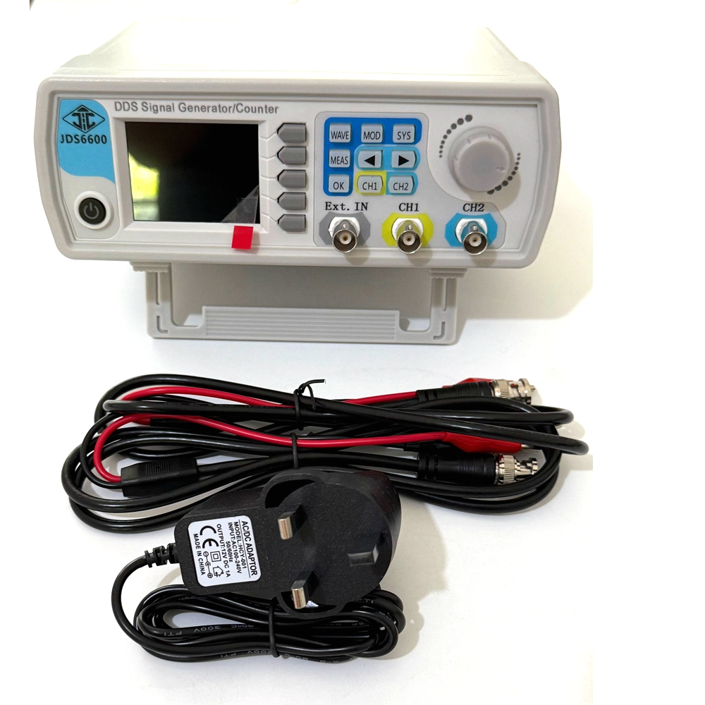 Dual Channel Arbitrary Waveform Function Generator 60Mhz - JDS6600 60MHz DDS Fungsi Generator Sinyal