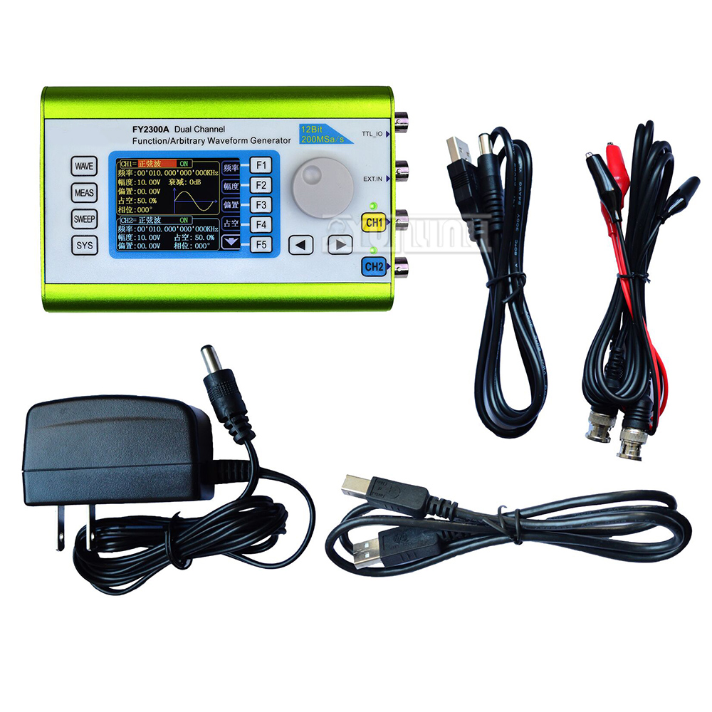 Dual Channel Arbitrary Waveform Function Generator 60Mhz - FY6300 FY2300 Generator Sinyal Fungsi DDS