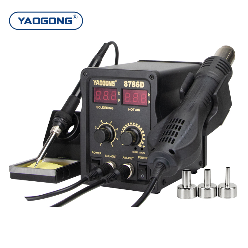 Stasiun Kerja Solder Digital Y - Smd Rework Station Hot Air Soldering 2 In 1 ulasan dan harga