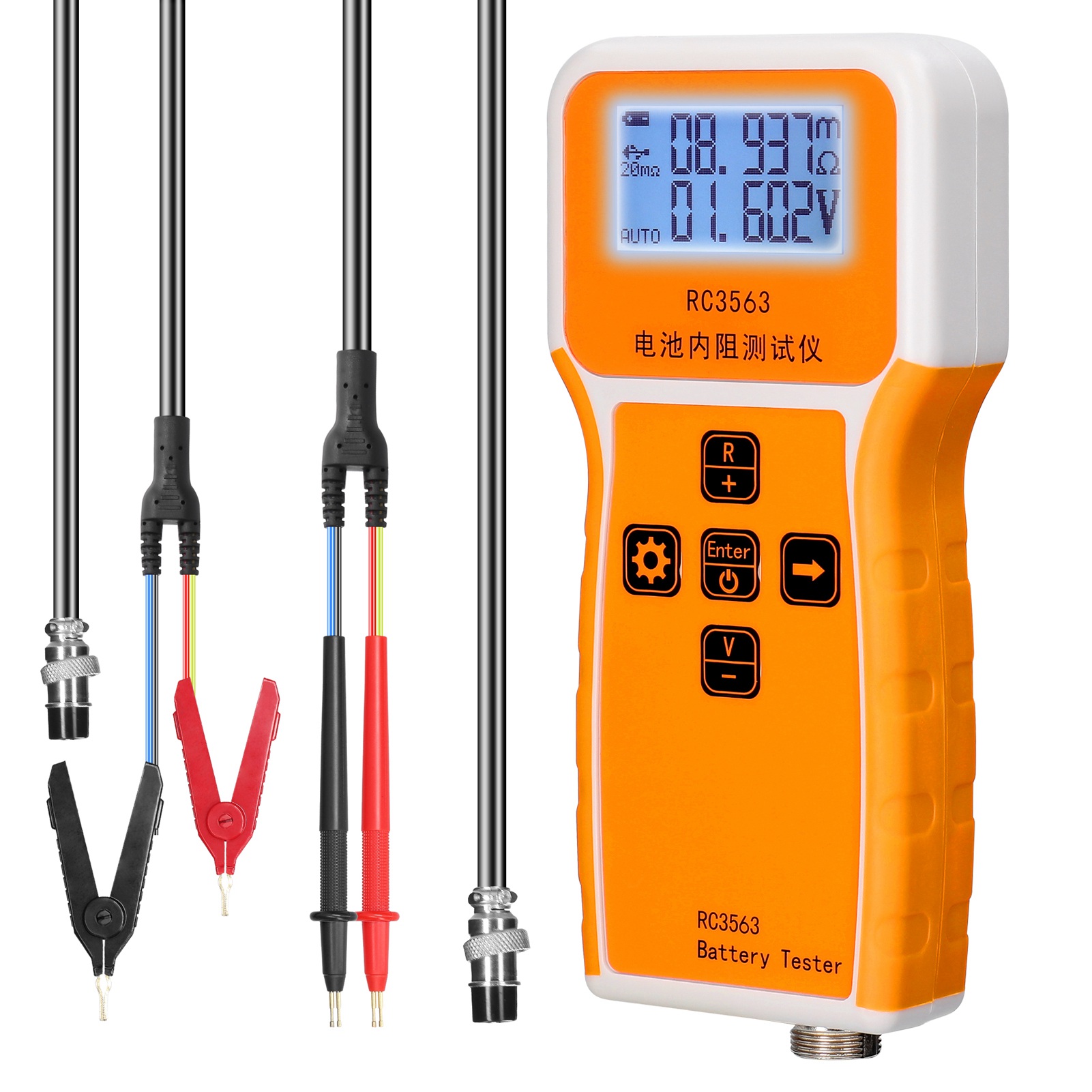 200Ohm 100V Penguji Tegangan R - Battery Internal Resistance Tester Four Wire ulasan dan harga
