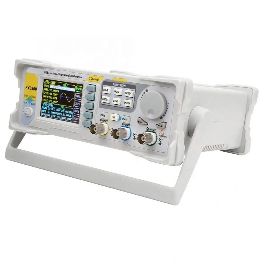 Generator Sinyal Gelombang Arb - Dual Channel Arbitrary Waveform Function Generator 60Mhz ulasan dan harga