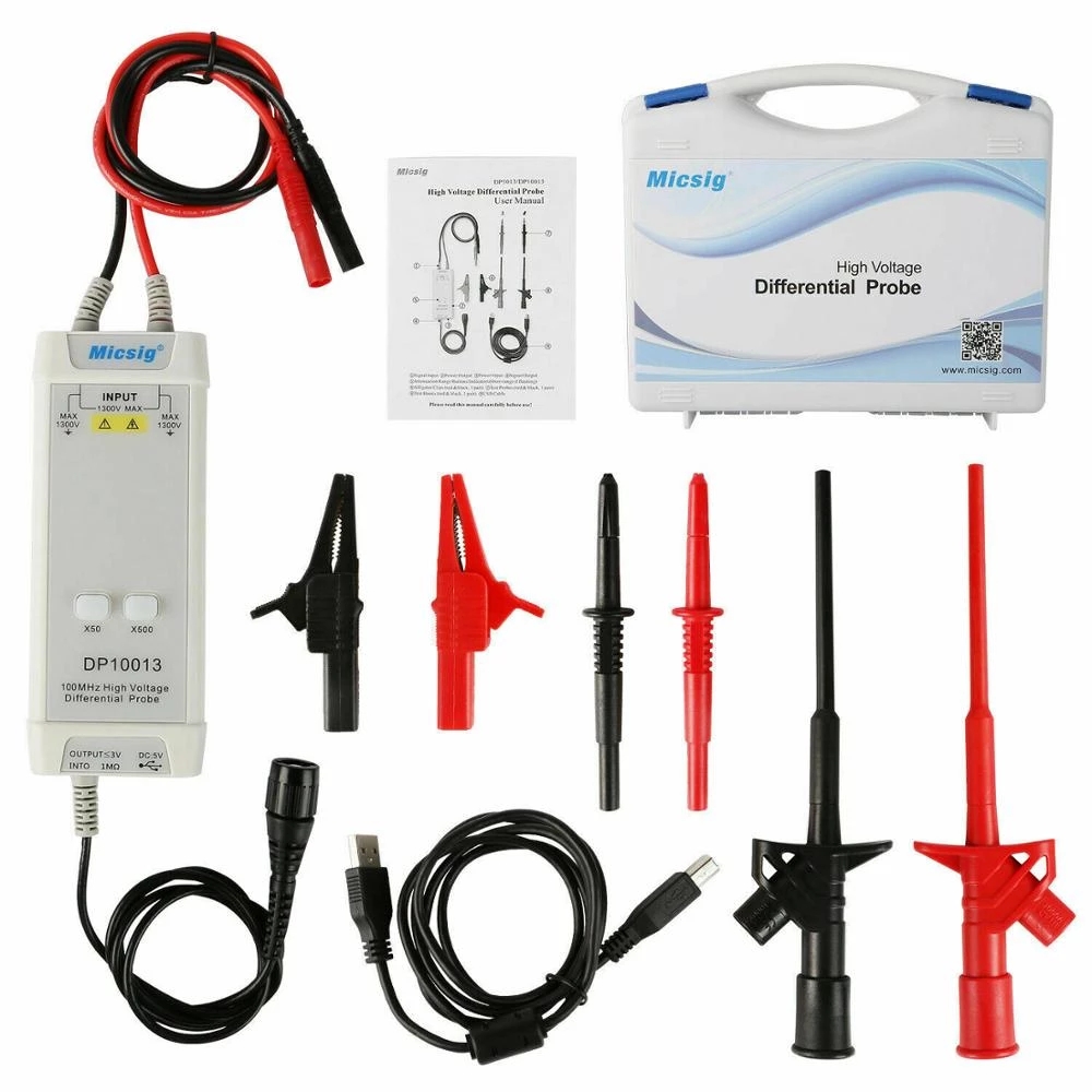 Osiloskop Mikrofon 2025 1300V  - High Voltage Differential Probe 100Mhz 1300V ulasan dan harga