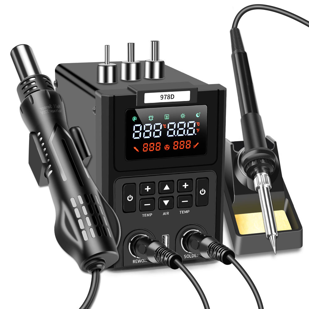 Stasiun Kerja SMD 2-in-1 denga - Smd Rework Station Hot Air Soldering 2 In 1 ulasan dan harga