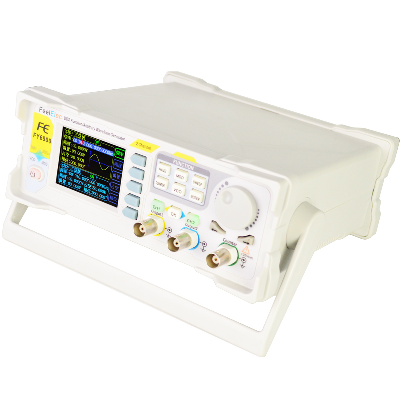Baru FY6900 60MHz Dual Channel - Dual Channel Arbitrary Waveform Function Generator 60Mhz ulasan dan harga