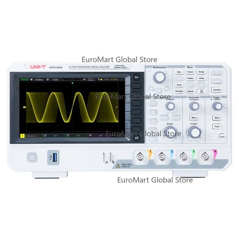 Osiloskop Digital UPO1104X 100 - Digital Storage Oscilloscope 4 Channel 100Mhz ulasan dan harga