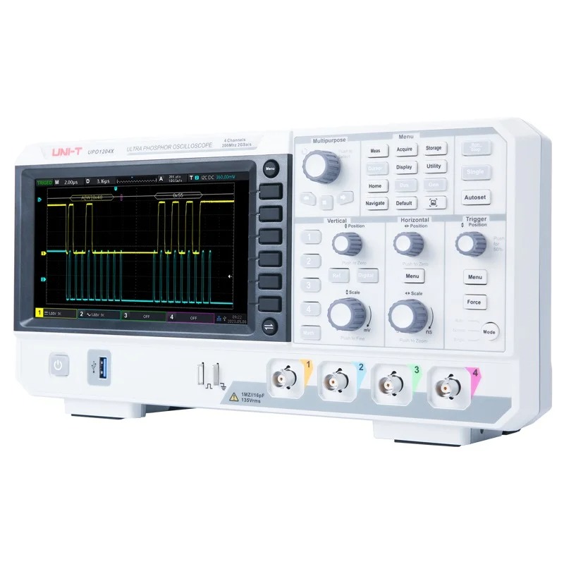 Osiloskop Digital UPO1104X 100 - Digital Storage Oscilloscope 4 Channel 100Mhz ulasan dan harga