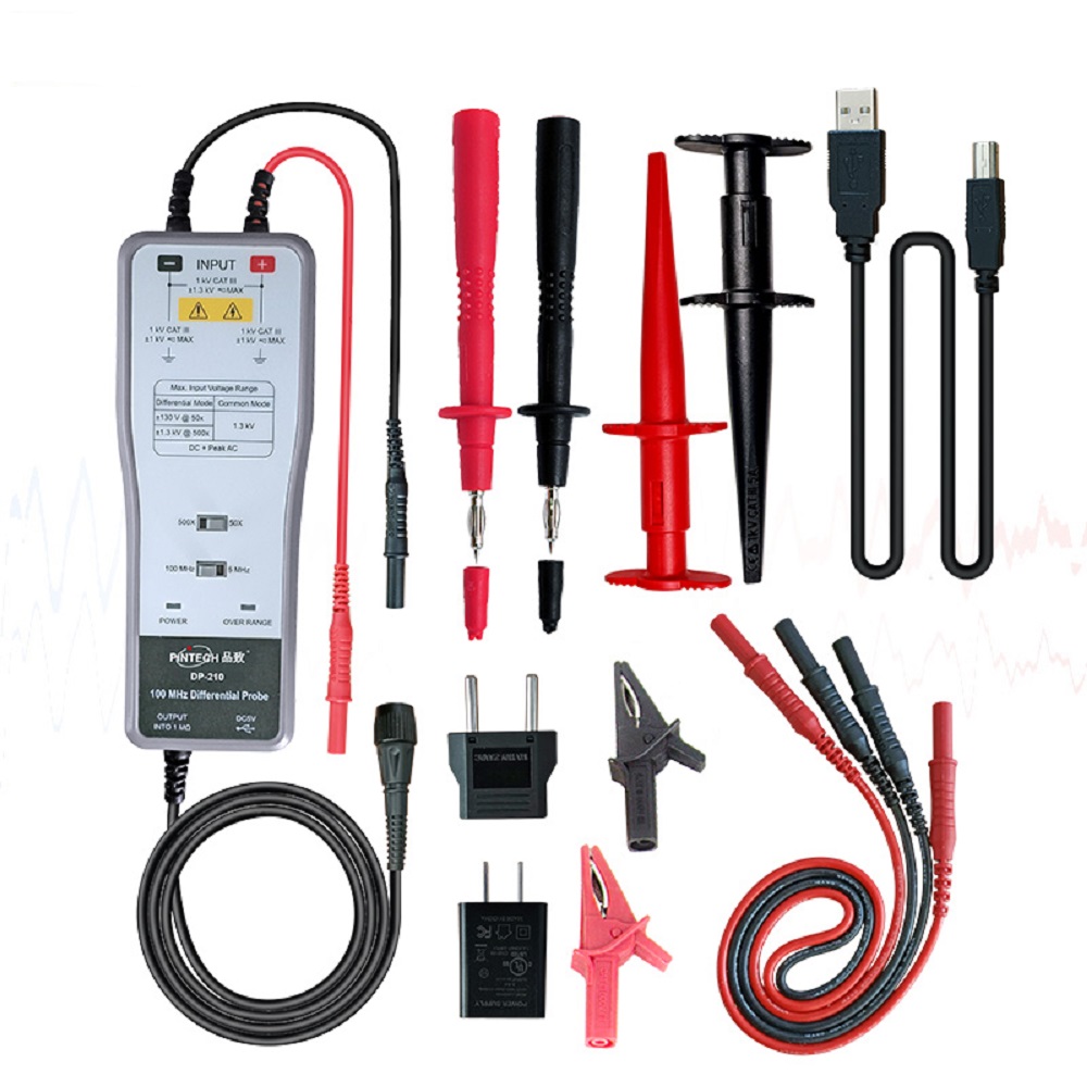 PINTECH DP-210 Probe Diferensi - High Voltage Differential Probe 100Mhz 1300V ulasan dan harga