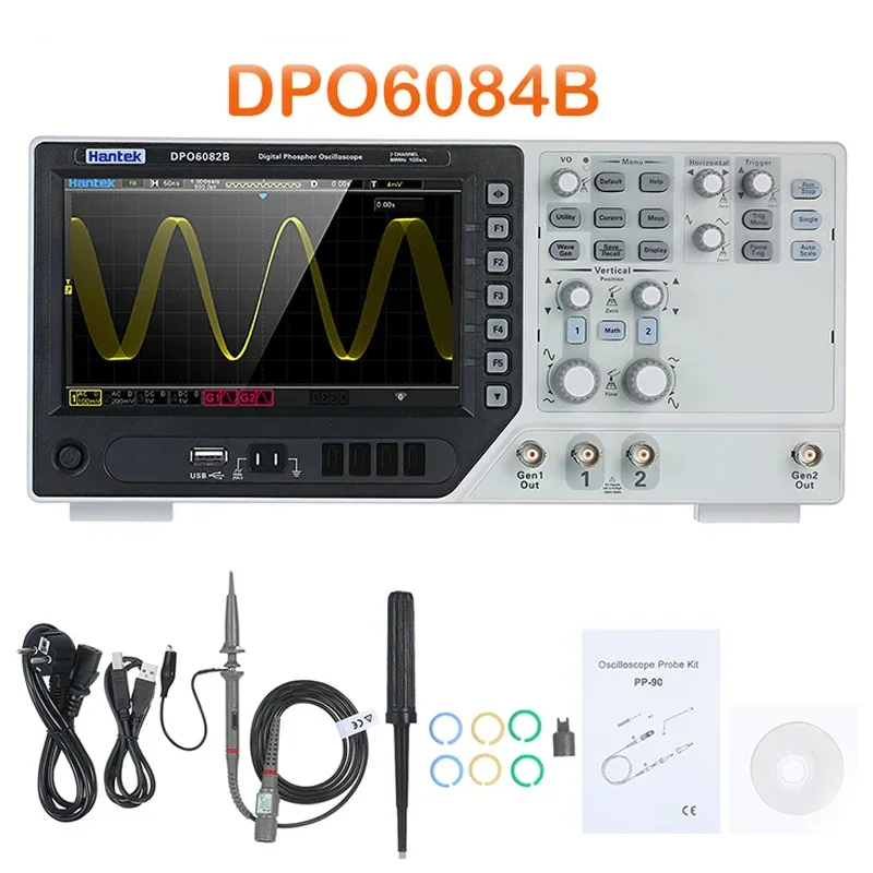 Osiloskop Penyimpanan Digital  - Digital Storage Oscilloscope 4 Channel 100Mhz ulasan dan harga